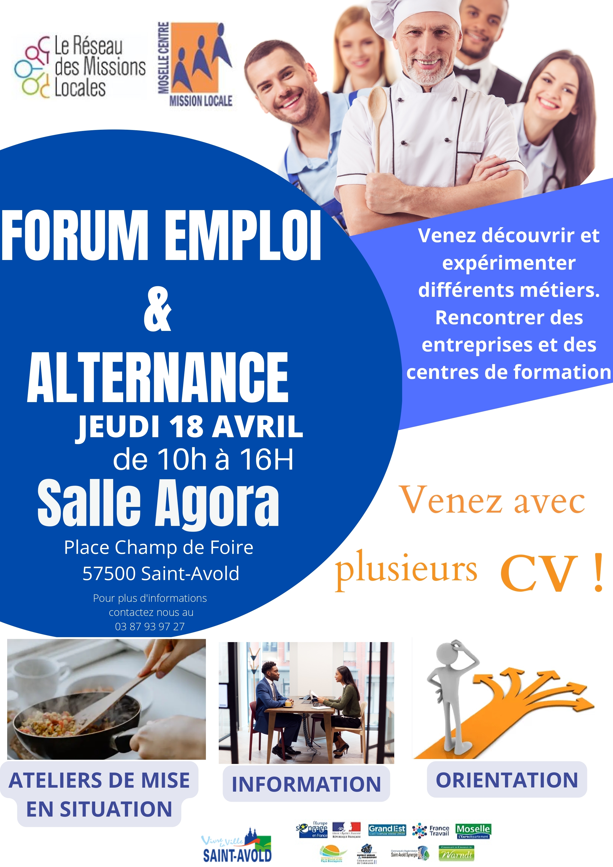Affiche forum emploi & alternance
