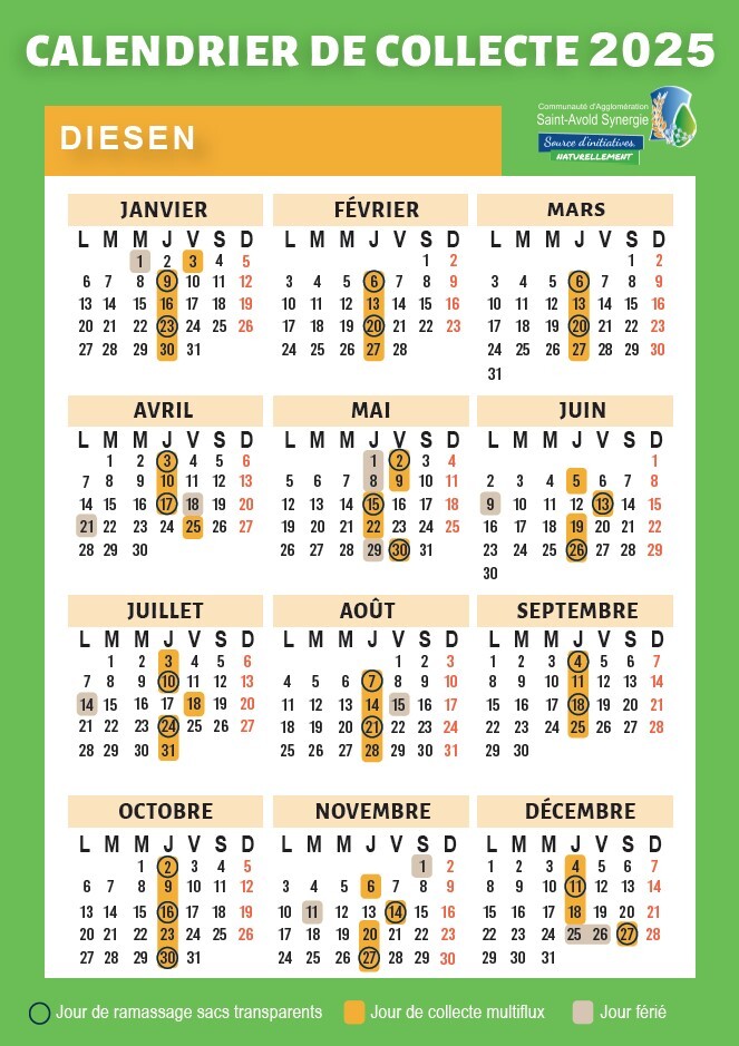 calendrier OM 2025