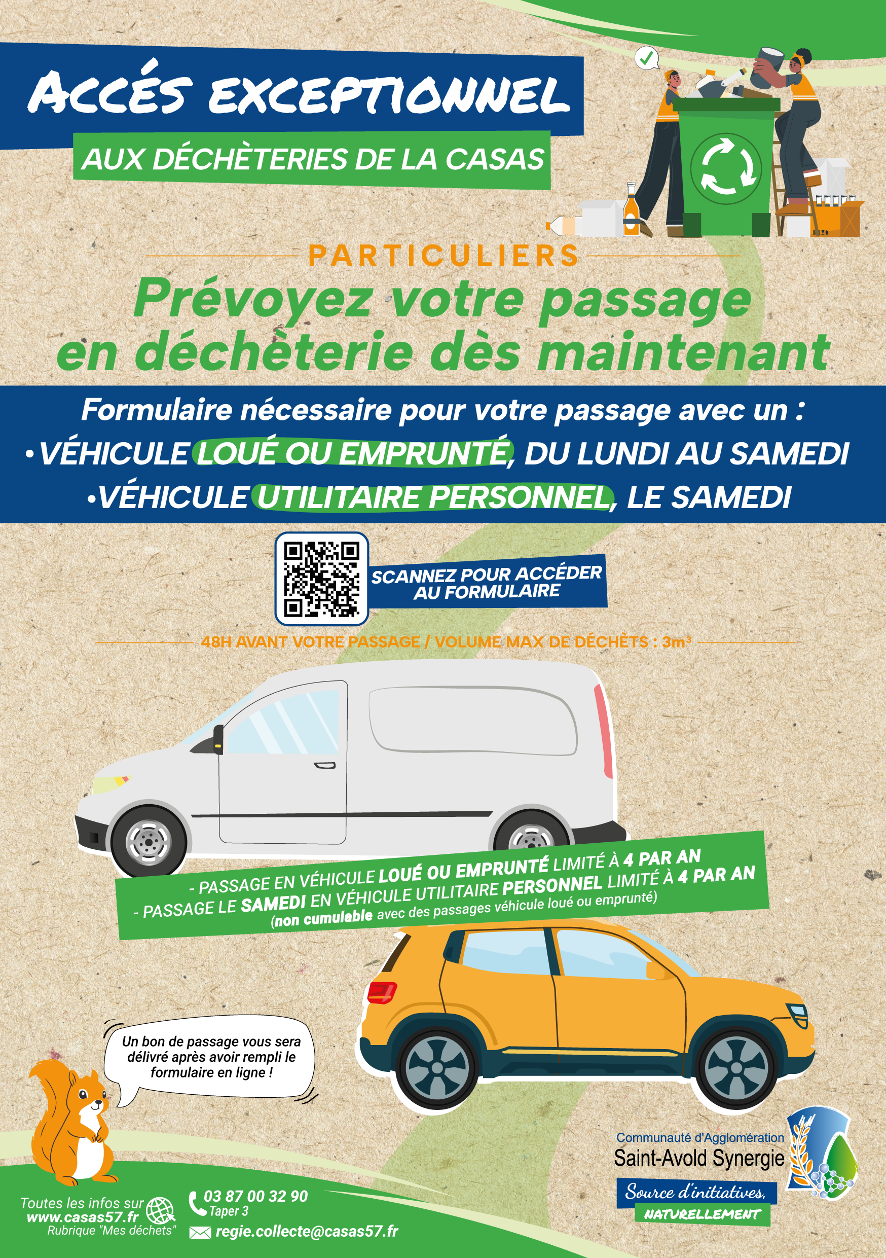 Déchèterie Accès Exceptionnel