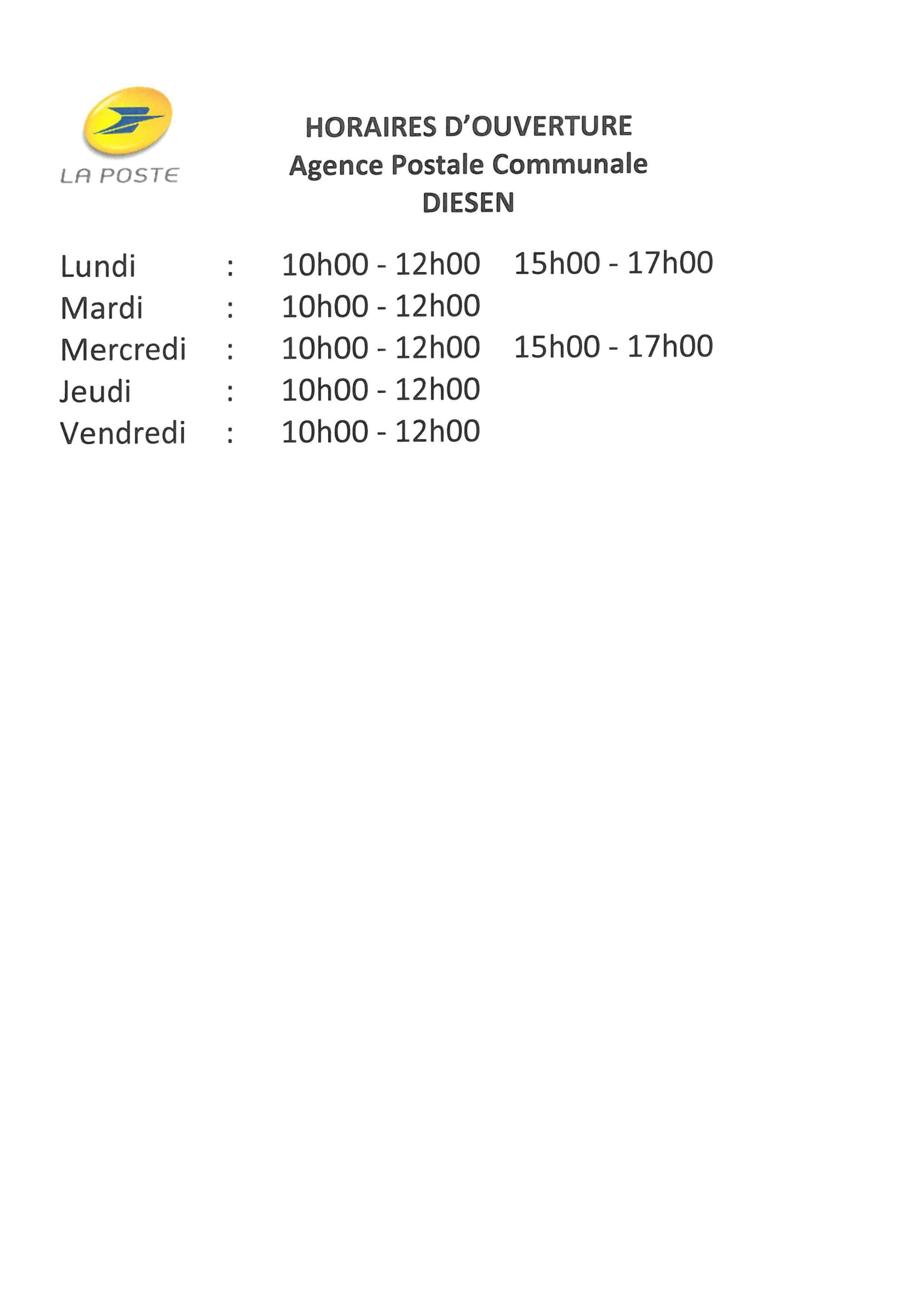 horaires APC